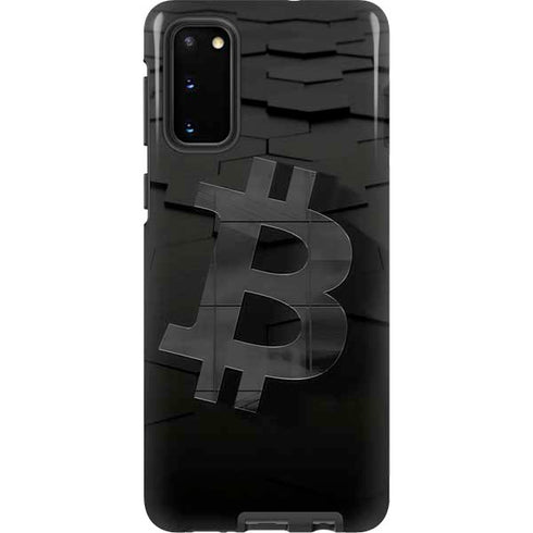 Bitcoin Textured Logo Galaxy S20 Pro Case