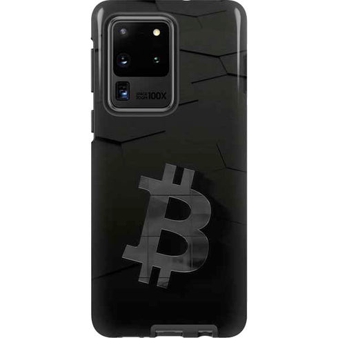 Bitcoin Textured Logo Galaxy S20 Ultra 5G Pro Case