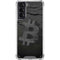 Bitcoin Textured Logo Galaxy S21 5G Clear Case
