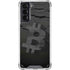 Bitcoin Textured Logo Galaxy S21 5G Clear Case