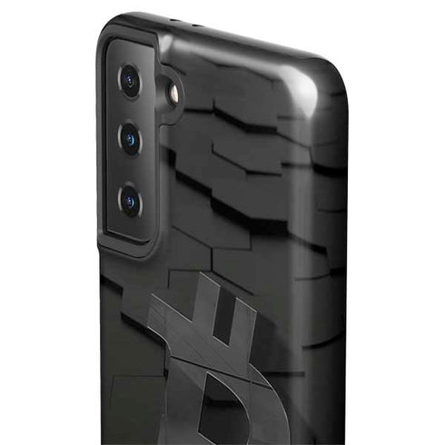 Bitcoin Textured Logo Galaxy S21 Plus 5G Pro Case