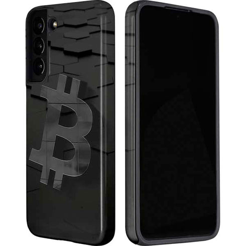 Bitcoin Textured Logo Galaxy S22 Plus Pro Case