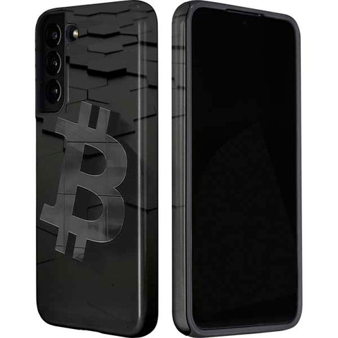 Bitcoin Textured Logo Galaxy S22 Pro Case