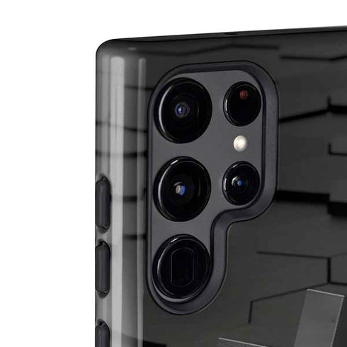 Bitcoin Textured Logo Galaxy S22 Ultra Pro Case