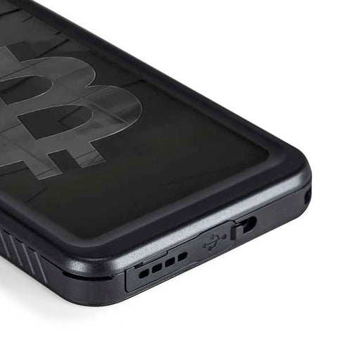 Bitcoin Textured Logo Galaxy S23 Waterproof Case