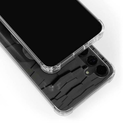 Bitcoin Textured Logo Galaxy S24 Plus Clear Case