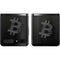 Bitcoin Textured Logo Galaxy Z Flip Skin