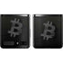 Bitcoin Textured Logo Galaxy Z Flip Skin