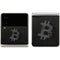 Bitcoin Textured Logo Galaxy Z Flip3 5G Skin