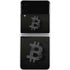 Bitcoin Textured Logo Galaxy Z Flip3 5G Skin