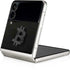 Bitcoin Textured Logo Galaxy Z Flip3 5G Skin