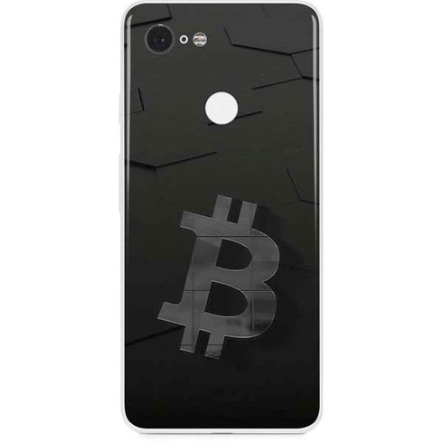 Bitcoin Textured Logo Google Pixel 3 Skin