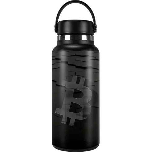 Bitcoin Textured Logo Hydro Flask 32oz Wide Mouth Skin
