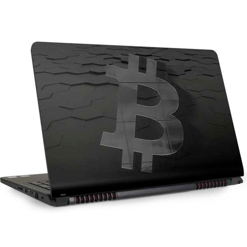 Bitcoin Textured Logo Dell Inspiron Skin