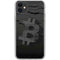Bitcoin Textured Logo iPhone 11 Clear Case