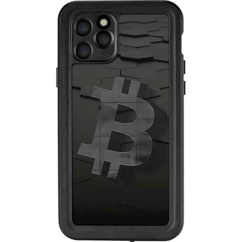 Bitcoin Textured Logo iPhone 11 Pro Waterproof Case
