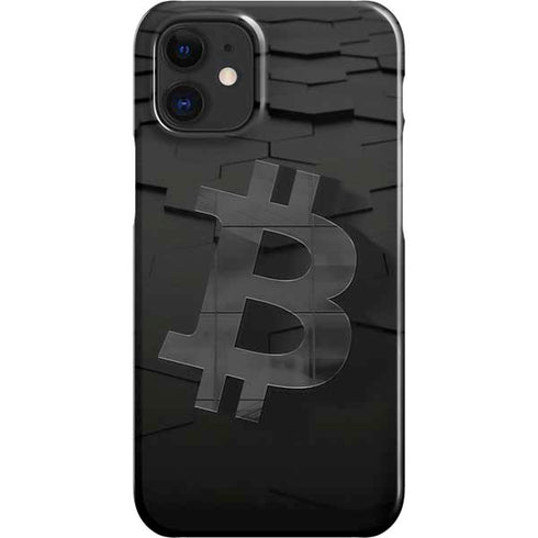 Bitcoin Textured Logo iPhone 12 Mini Lite Case