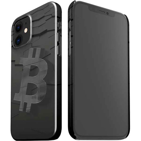 Bitcoin Textured Logo iPhone 12 Mini Lite Case
