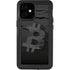 Bitcoin Textured Logo iPhone 12 Mini Waterproof Case