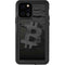 Bitcoin Textured Logo iPhone 12 Pro Waterproof Case