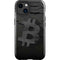 Bitcoin Textured Logo iPhone 14 Plus Impact Case
