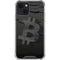 Bitcoin Textured Logo iPhone 14 Plus Clear Case