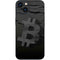 Bitcoin Textured Logo iPhone 14 Plus Skin