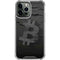 Bitcoin Textured Logo iPhone 14 Pro Max Clear Case