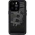 Bitcoin Textured Logo iPhone 14 Pro Waterproof Case