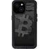 Bitcoin Textured Logo iPhone 15 Waterproof Case