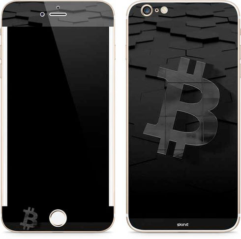 Bitcoin Textured Logo iPhone 6/6s Plus Skin