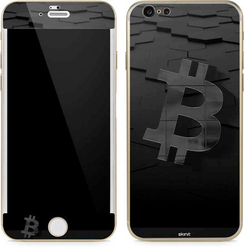 Bitcoin Textured Logo iPhone 6/6s Skin
