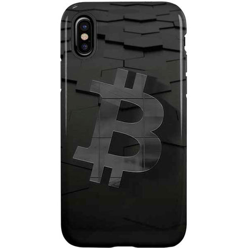 Bitcoin Textured Logo iPhone X Pro Case
