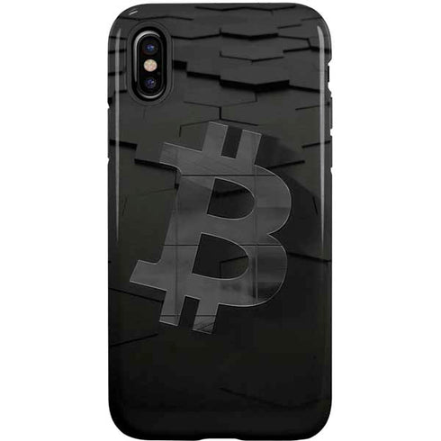 Bitcoin Textured Logo iPhone XS Pro Case