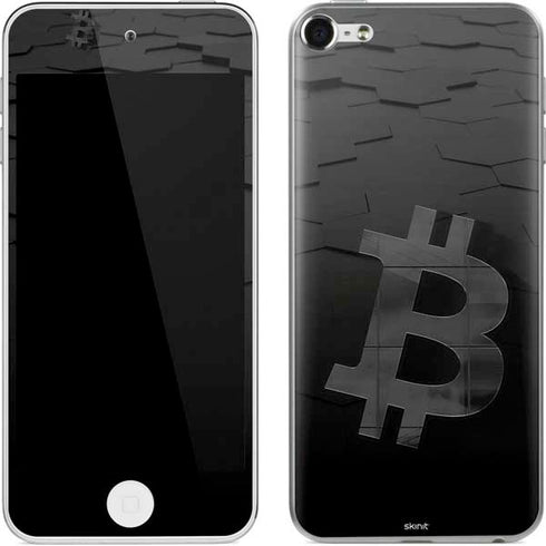 Bitcoin Textured Logo Apple iPod Skin