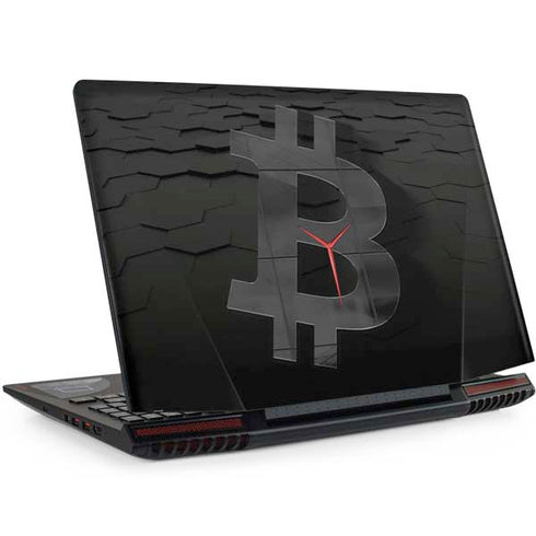 Bitcoin Textured Logo Legion Y720 Skin