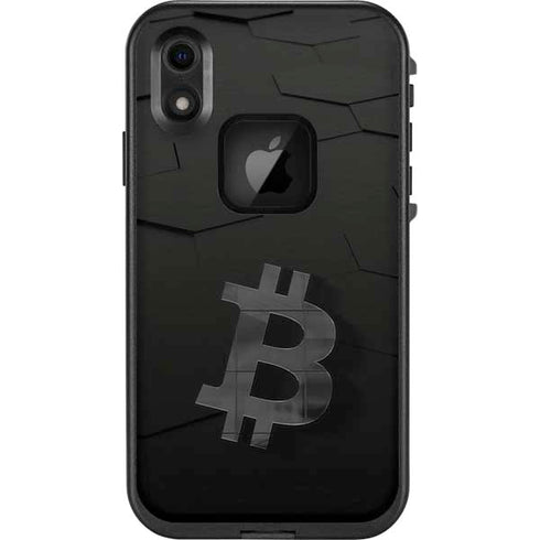 Bitcoin Textured Logo LifeProof Fre iPhone Skin