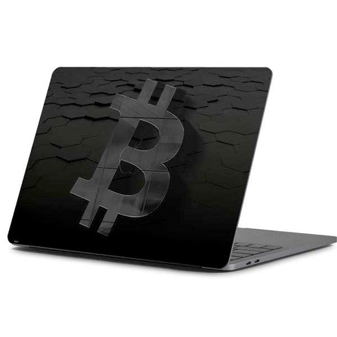 Bitcoin Textured Logo Apple MacBook Pro 13-inch Skin