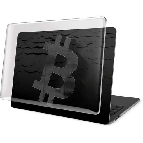 Bitcoin Textured Logo MacBook Pro 13in (2020) Case plus Skin