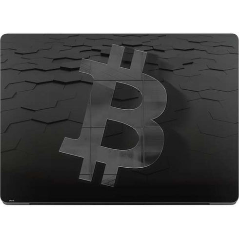 Bitcoin Textured Logo MacBook Pro 14in (2021-24) Skin