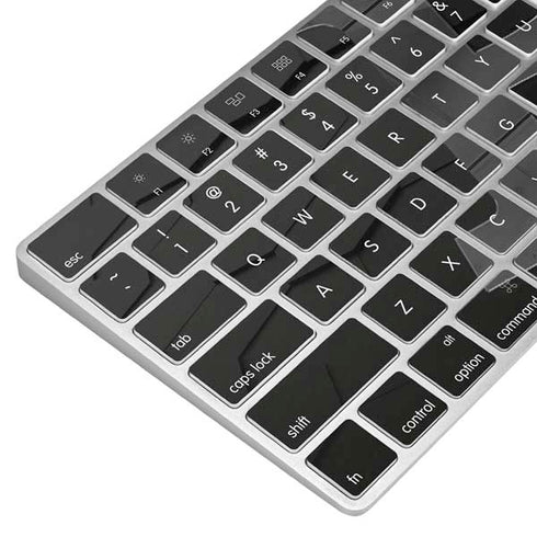 Bitcoin Textured Logo Magic Keyboard Skin