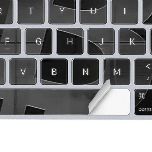 Bitcoin Textured Logo Magic Keyboard Skin