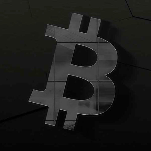 Bitcoin Textured Logo Moto E5 Play Skin