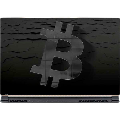 Bitcoin Textured Logo MSI GS65 Stealth Laptop Skin