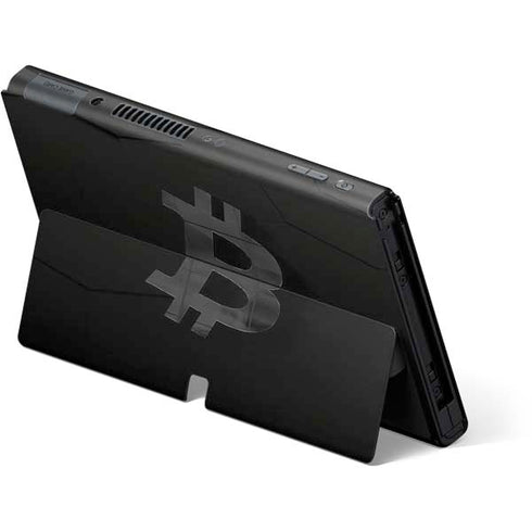 Bitcoin Textured Logo Nintendo Switch OLED (2021) Skin