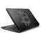Bitcoin Textured Logo HP Notebook Skin