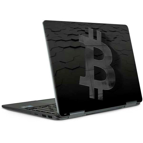 Bitcoin Textured Logo Notebook 9 Pro 13in (2017) Skin