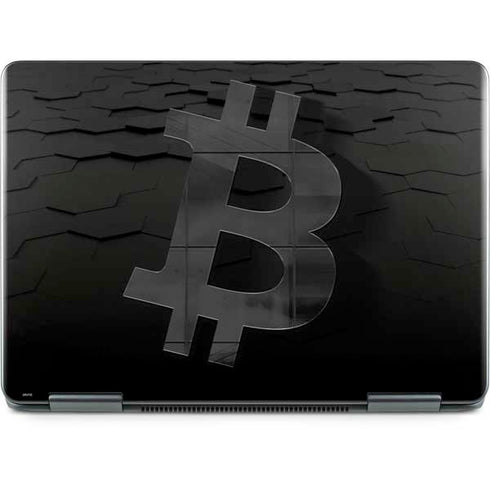 Bitcoin Textured Logo Notebook 9 Pro 13in (2017) Skin