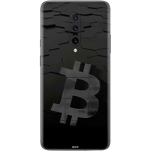 Bitcoin Textured Logo OnePlus 7 Pro Skin