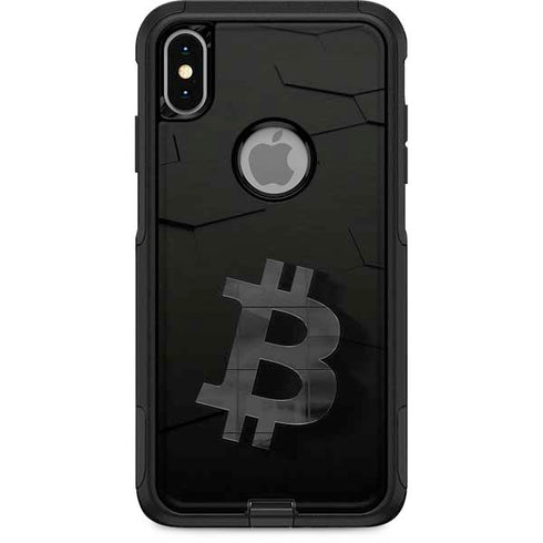 Bitcoin Textured Logo Otterbox Commuter iPhone Skin